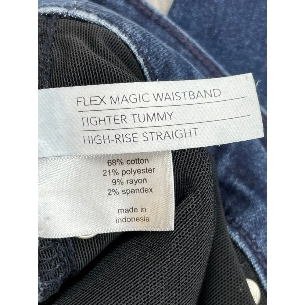 Lane Bryant Jeans Women‎ 16 Cotton Blend Stretch High Rise Straight